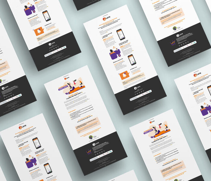 Mockup newsletter Lane